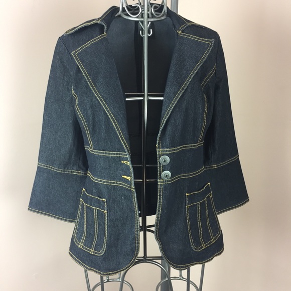 Bisou Bisou blue denim jacket - Picture 5 of 6